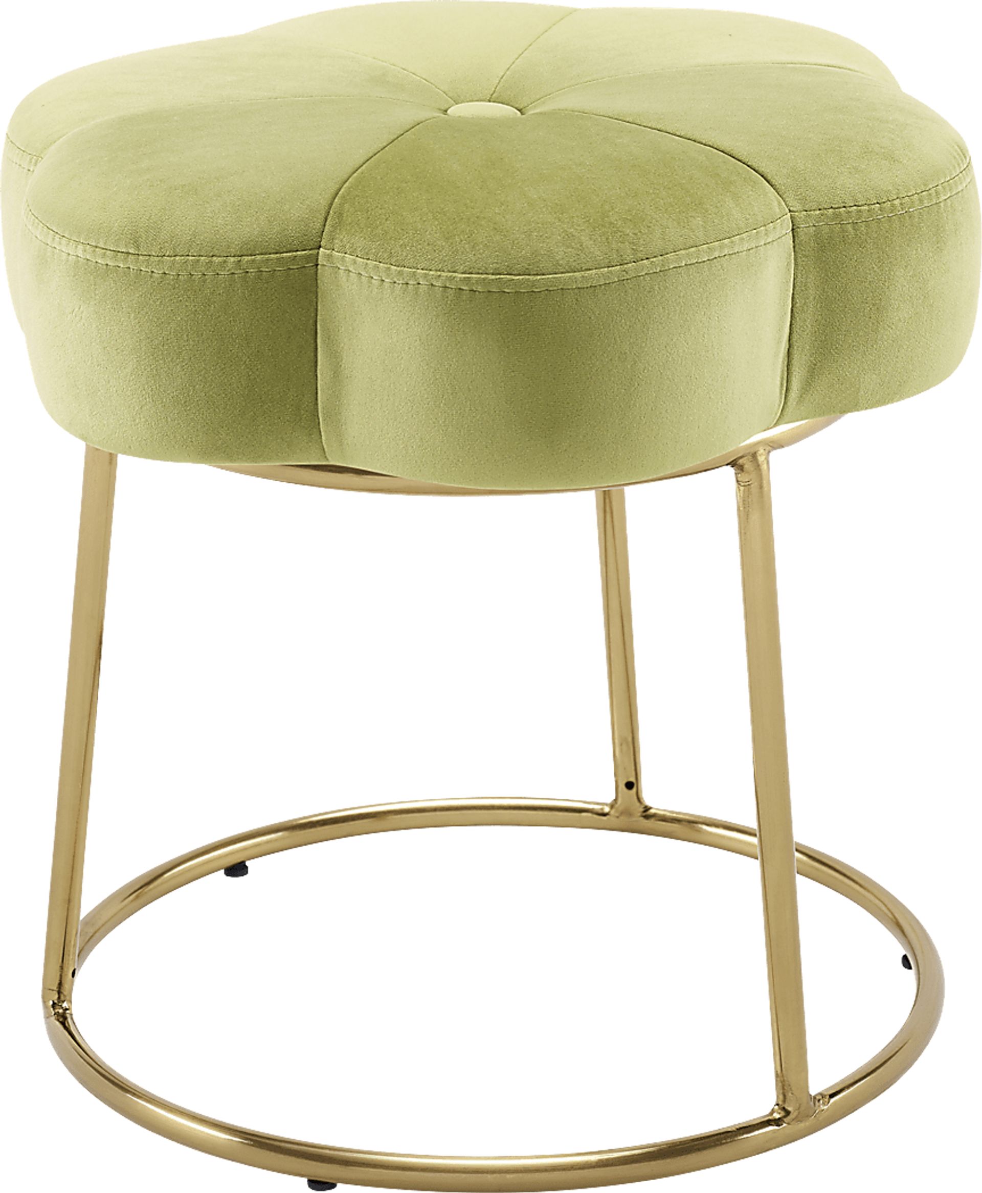Silver Lane Green Vanity Stool - Image 4