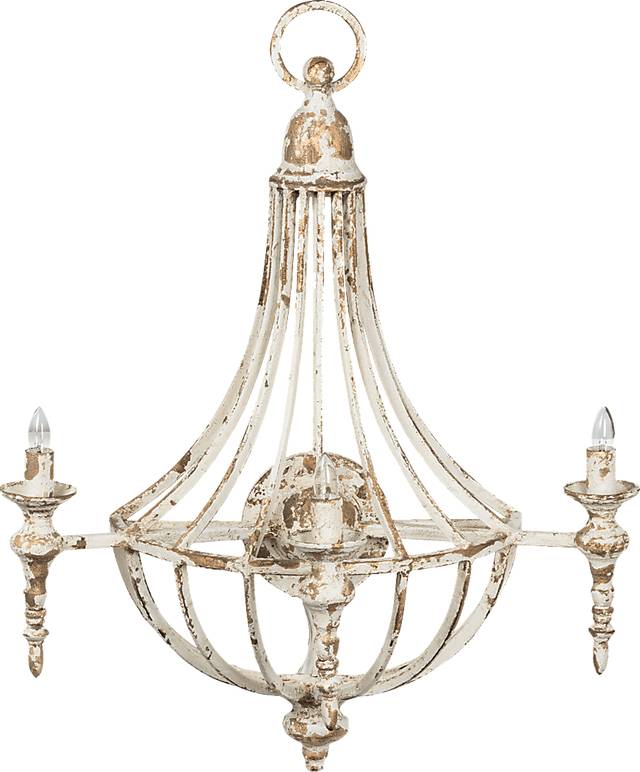 Silver Meadows White Sconce - Thumbnail - Image 1