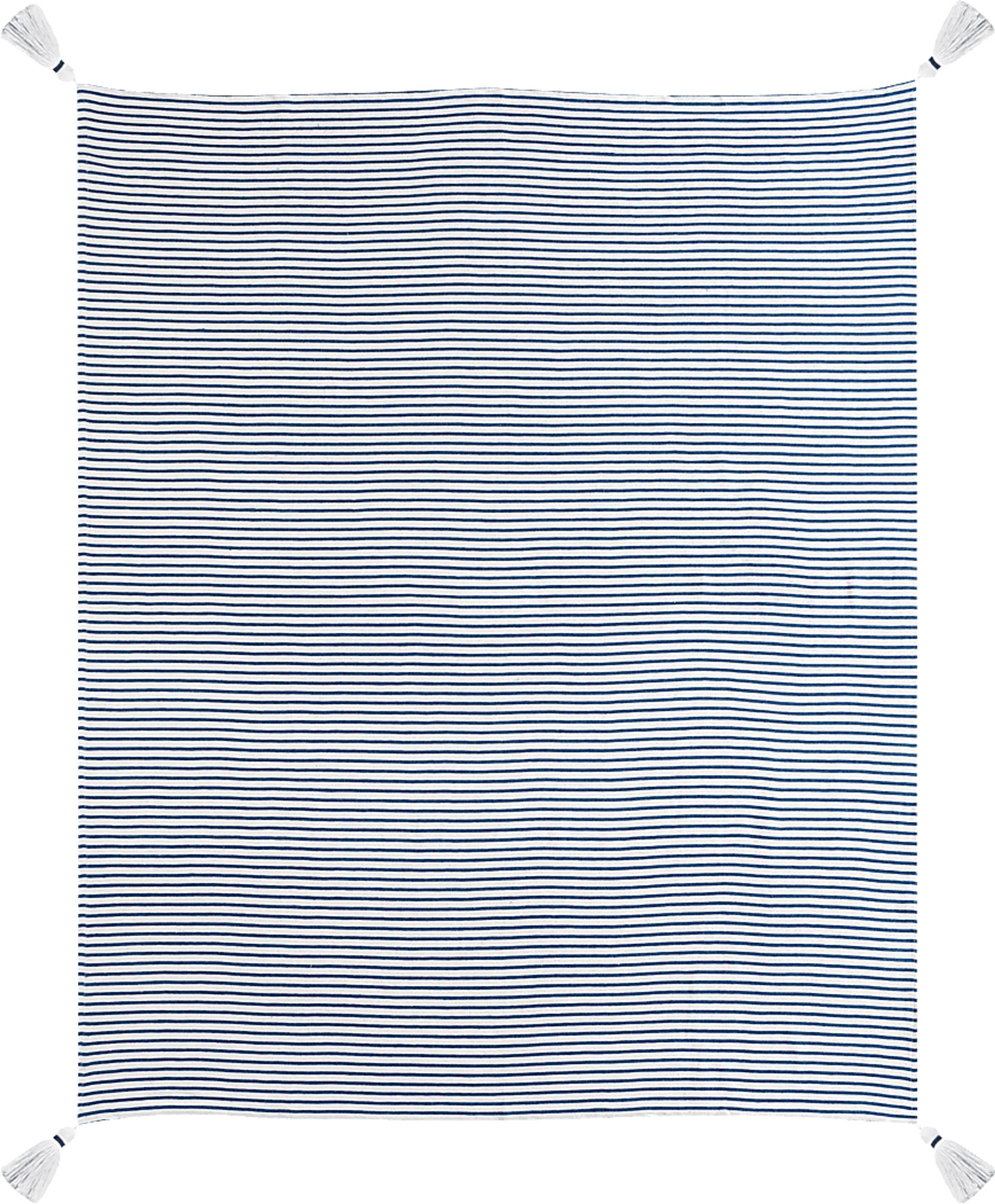 Silver Way Blue Throw Blanket - Image 1
