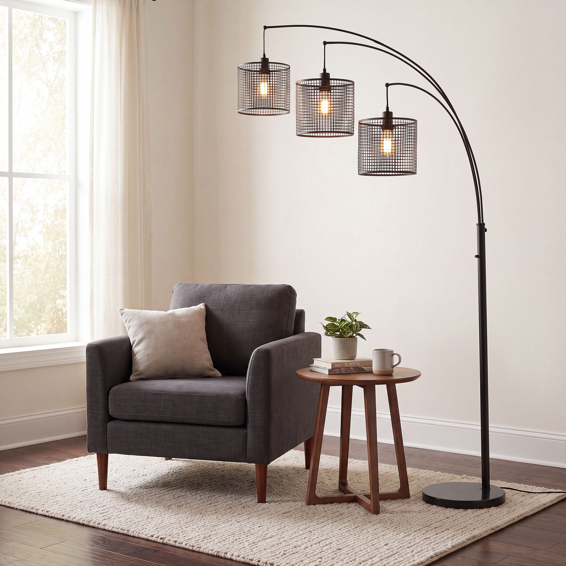 Silverberry Black Floor Lamp - Image 3