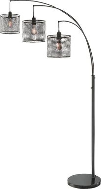 Silverberry Black Floor Lamp