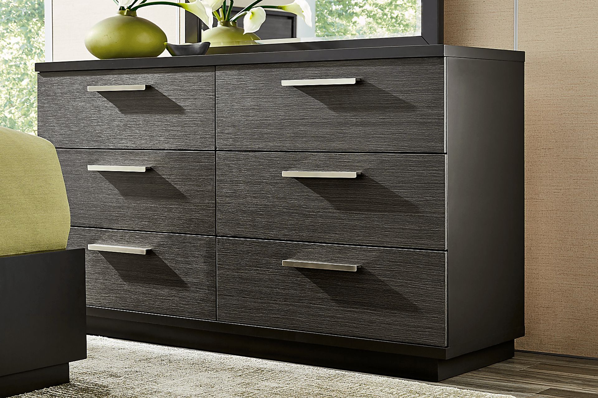 Silverchase Dark Brown 5 Pc Queen Panel Bedroom - Image 7