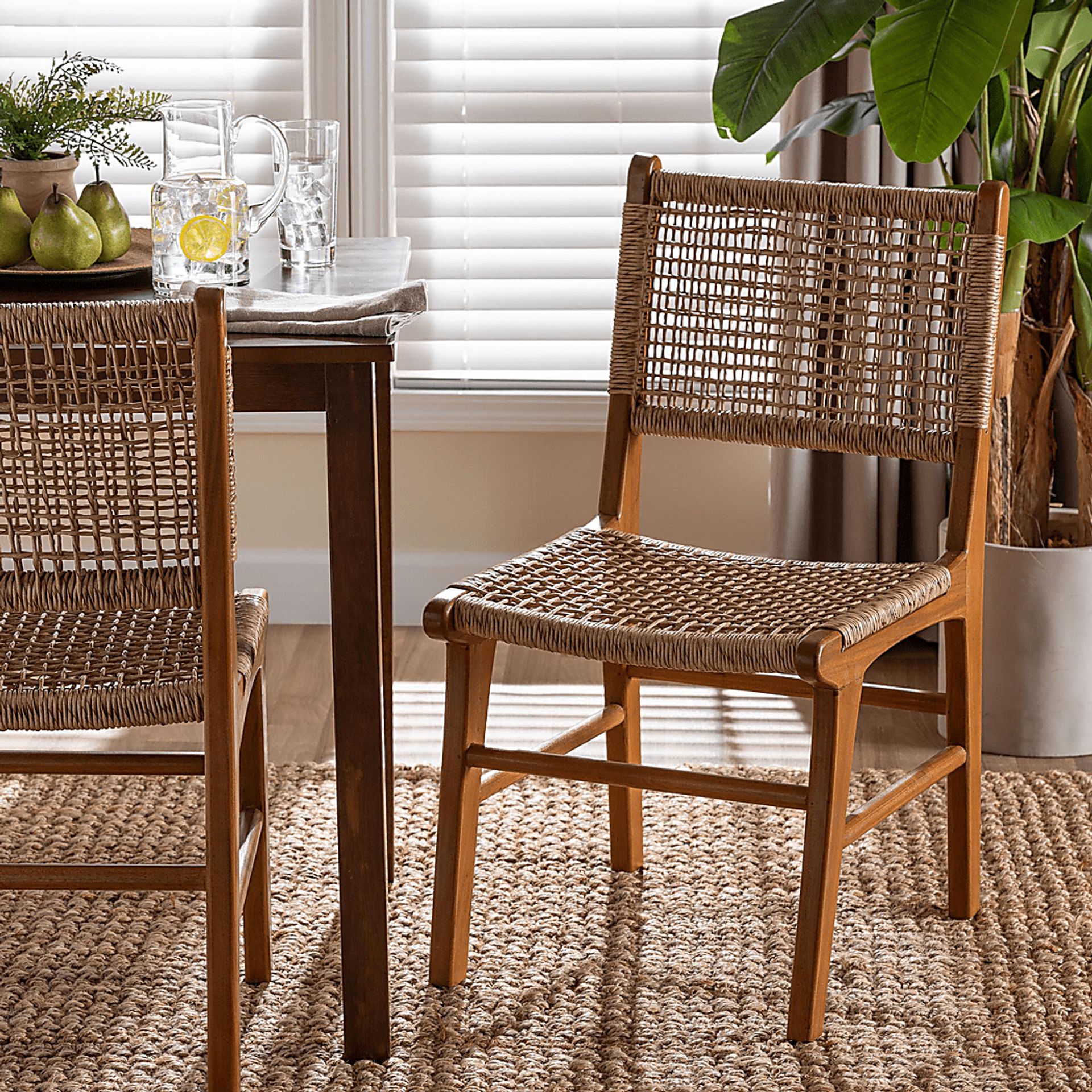 Silvercloua Brown Dining Chair - Image 2
