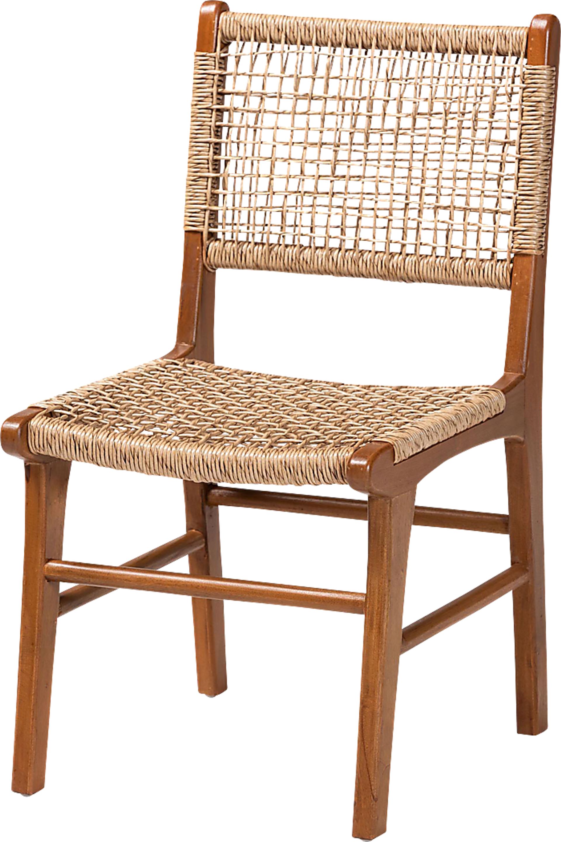 Silvercloua Brown Dining Chair - Image 1