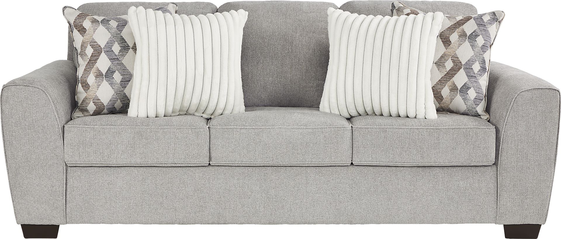 Silverman Gray Sofa - Image 1