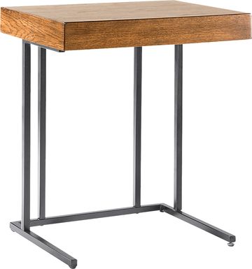 Silversmine Pecan Accent Table