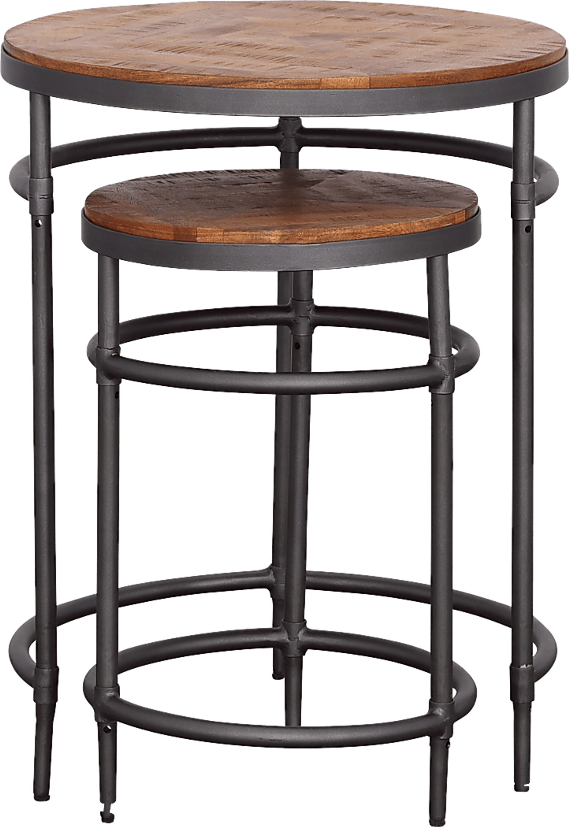 Silverway Brown Nesting Tables, Set of 2 - Image 3