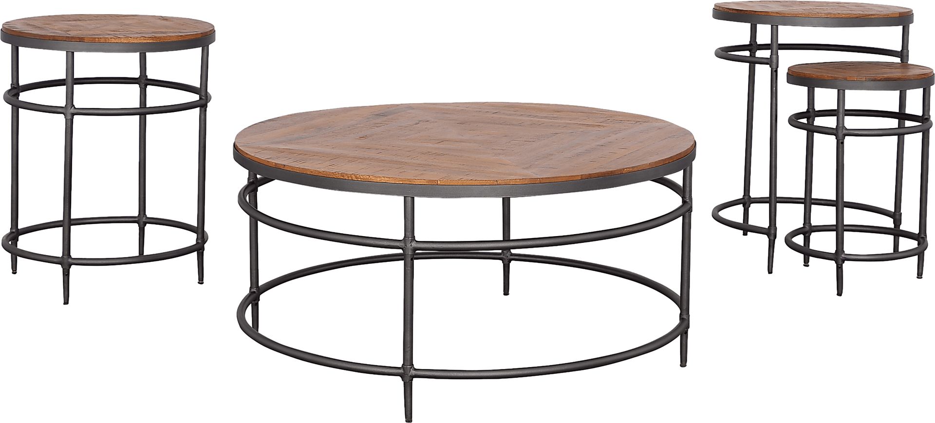 Silverway Brown Nesting Tables, Set of 2 - Image 7
