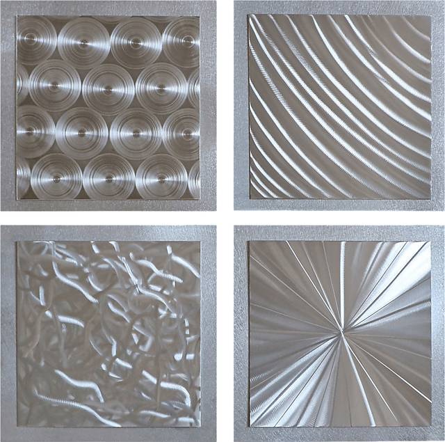 Silvya Brown Wall Decor, Set of 4 - Thumbnail - Image 1