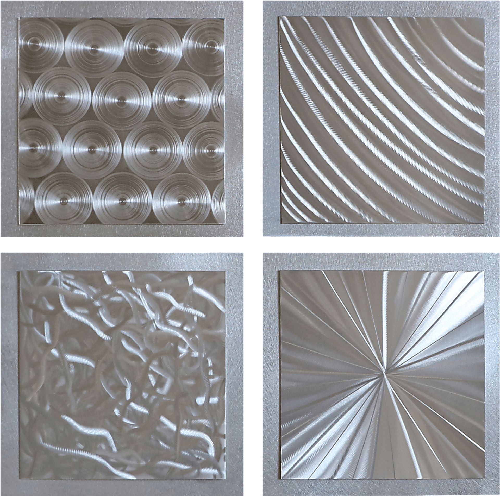 Silvya Brown Wall Decor, Set of 4 - Image 1