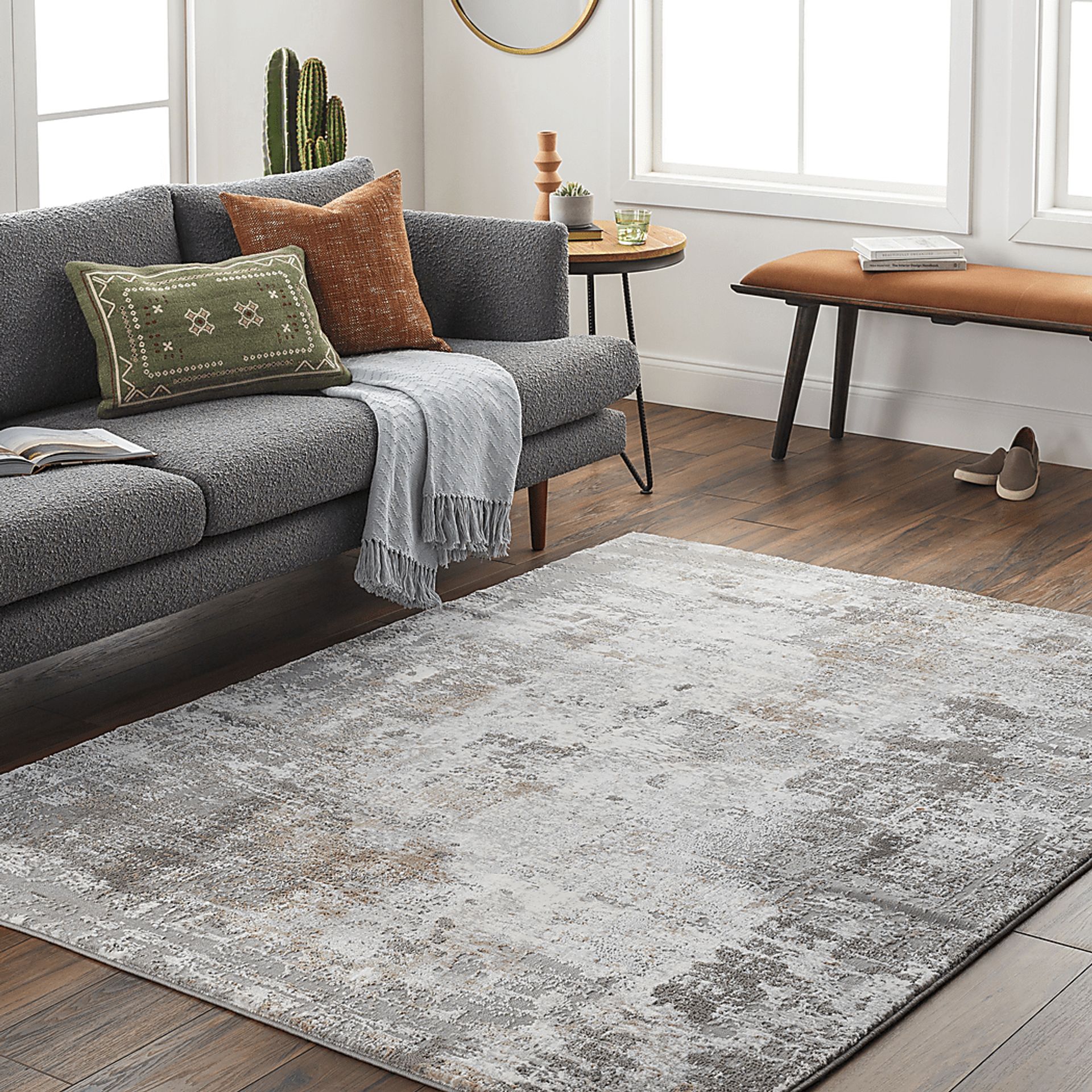 Simane Gray 7'10 x 10'2 Rug - Image 2