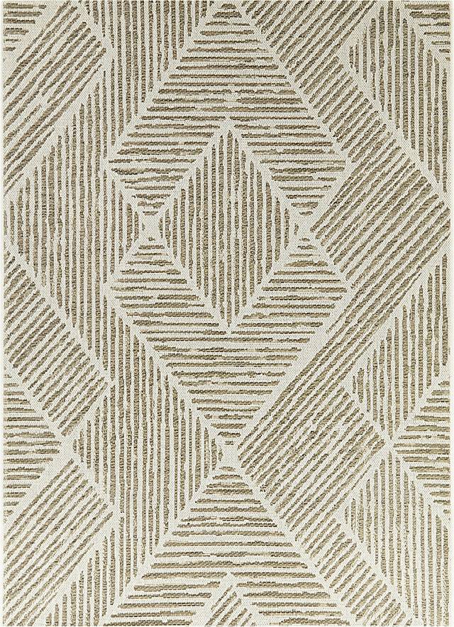 Simeon Tan 7'10 x 10' Indoor/Outdoor Rug - Thumbnail - Image 1
