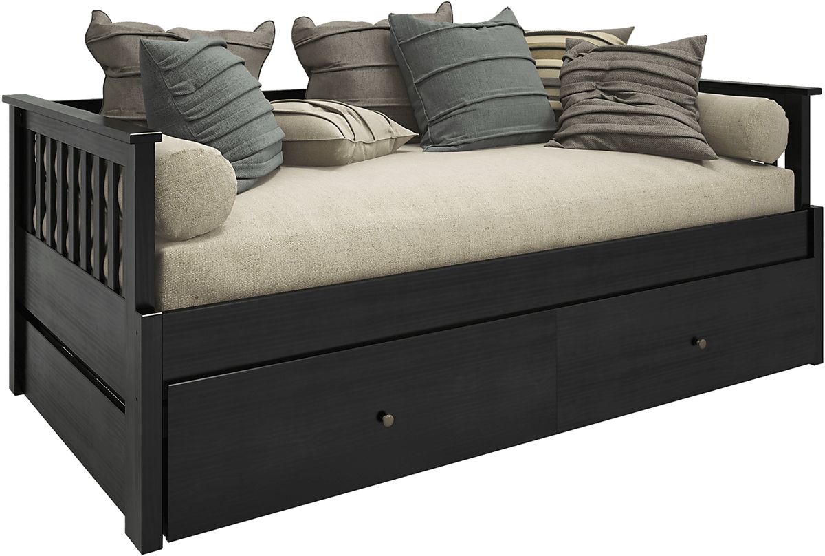 Simi Valley Black Black,Colors Daybed W/Trundle | Rooms to Go