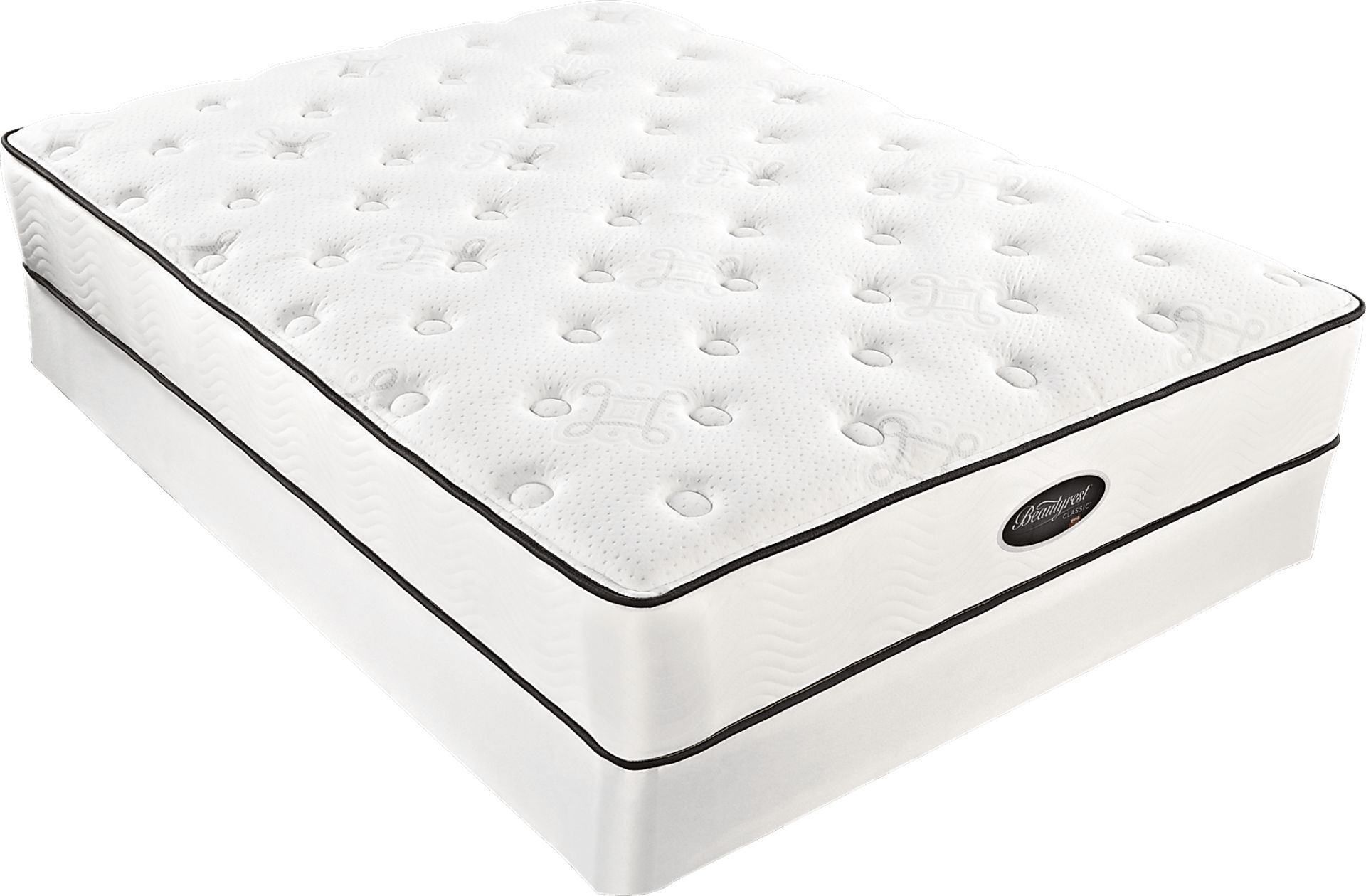 Simmons Beautyrest Classic Alder Bend King Low Profile Mattress Set - Image 1