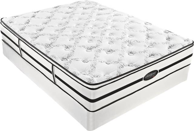 Simmons Beautyrest Classic Bakerstand Queen Low Profile Mattress Set - Thumbnail - Image 1