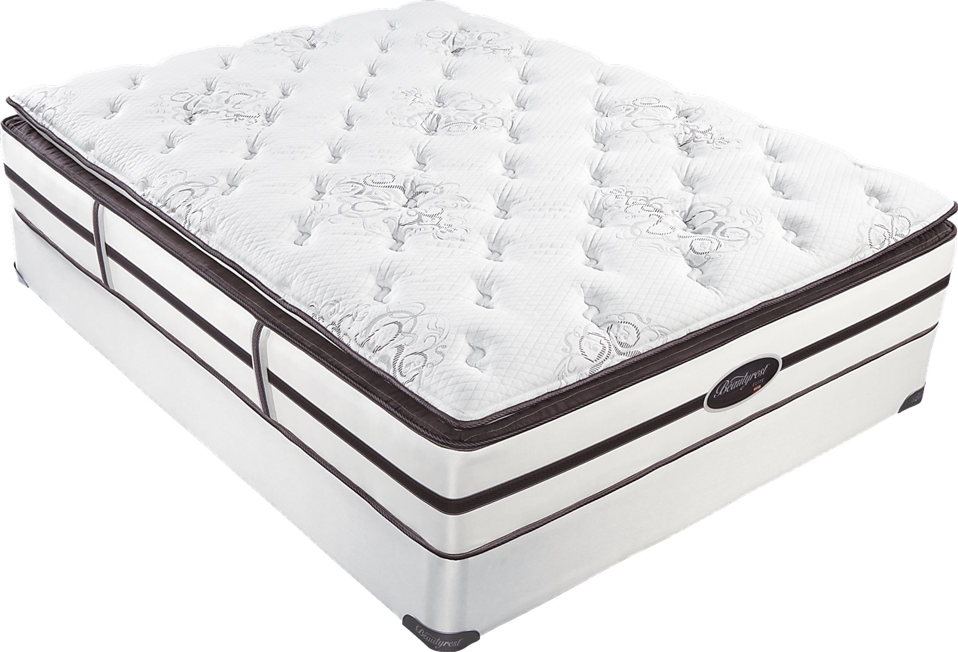 Simmons Beautyrest Elite Hawkeye Queen Mattress Set - Image 1