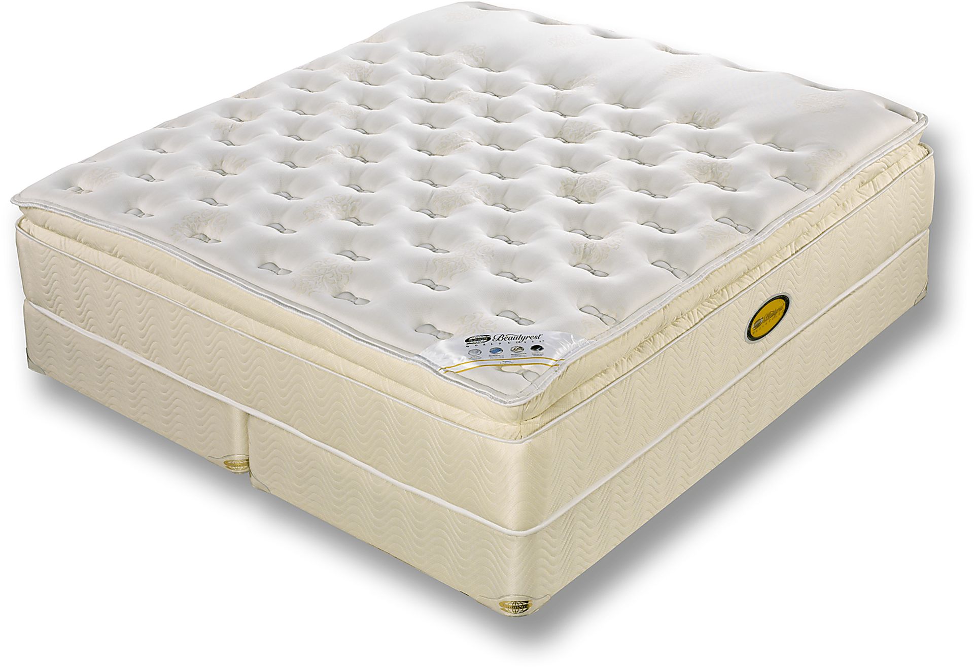 Simmons Beautyrest World Class Queen Mattress Set - Image 1