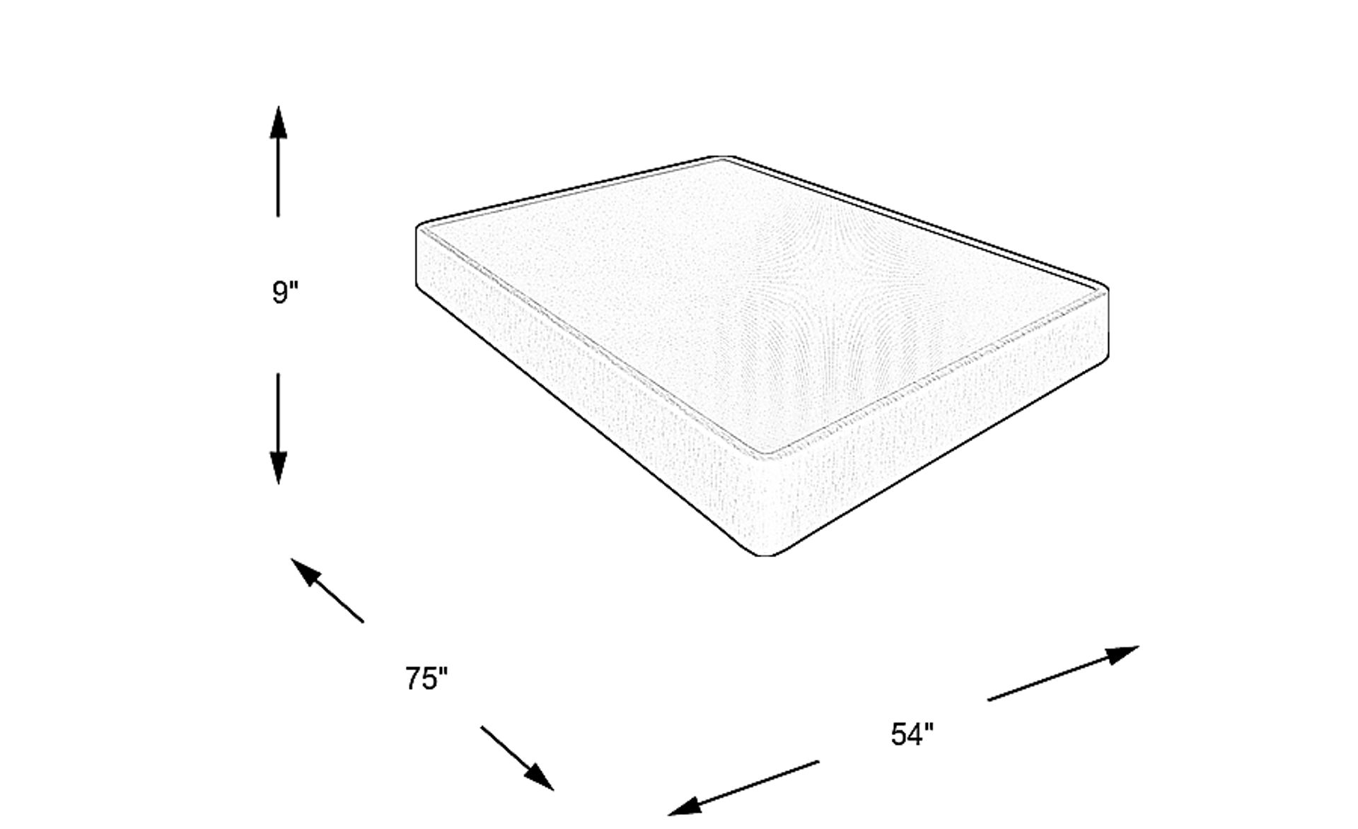 Dimension Image. Please refer to the Dimension Tab on this page for dimension details.