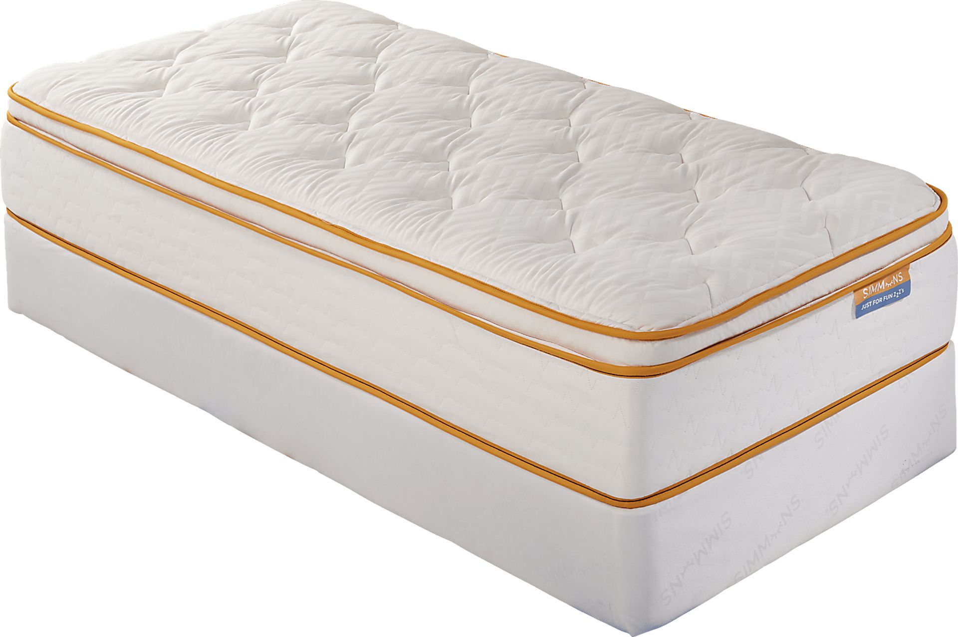 Simmons Relaxing DreamZZZ Low Profile Twin Mattress Set - Image 1