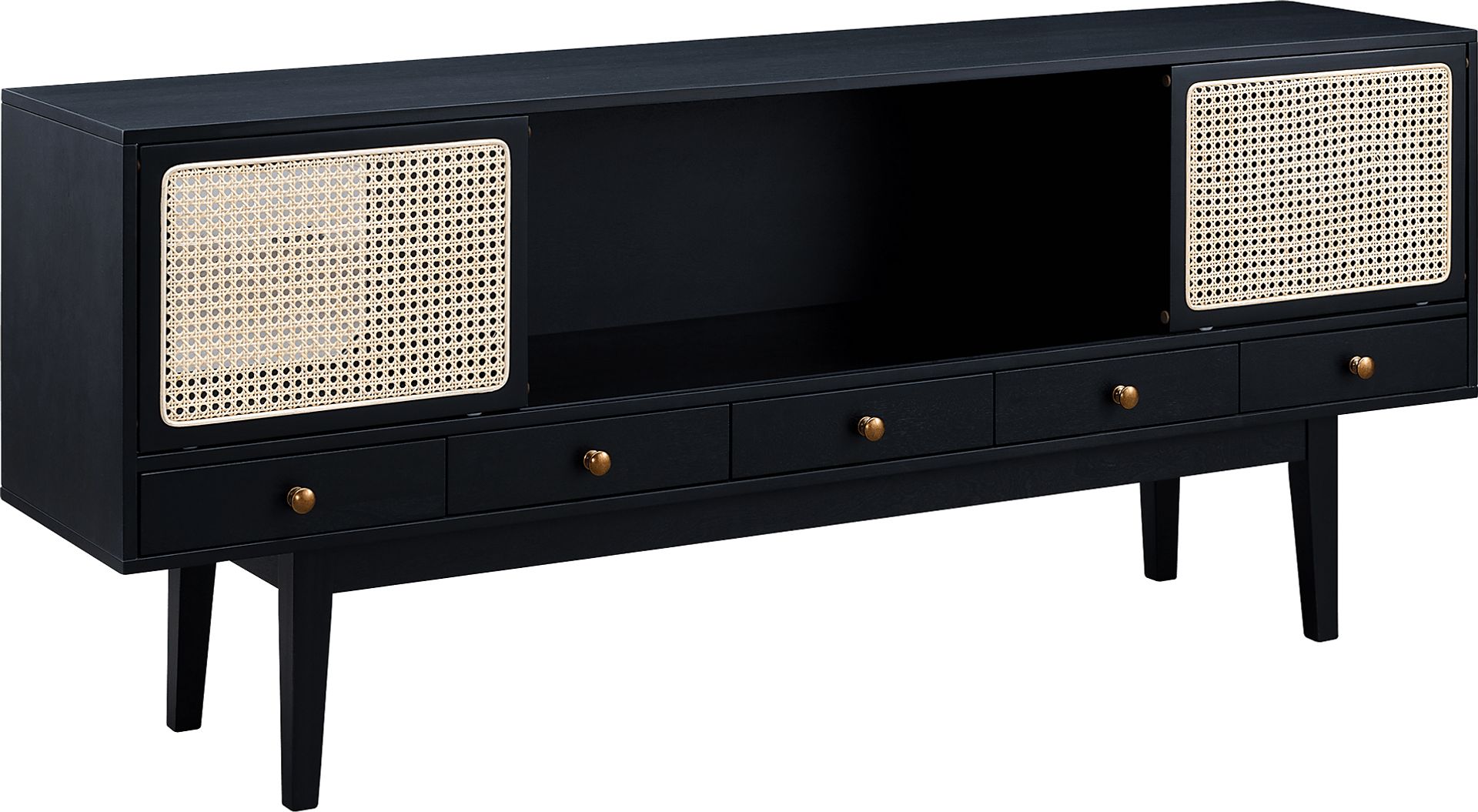 Simms Black 70 in. Console - Image 1