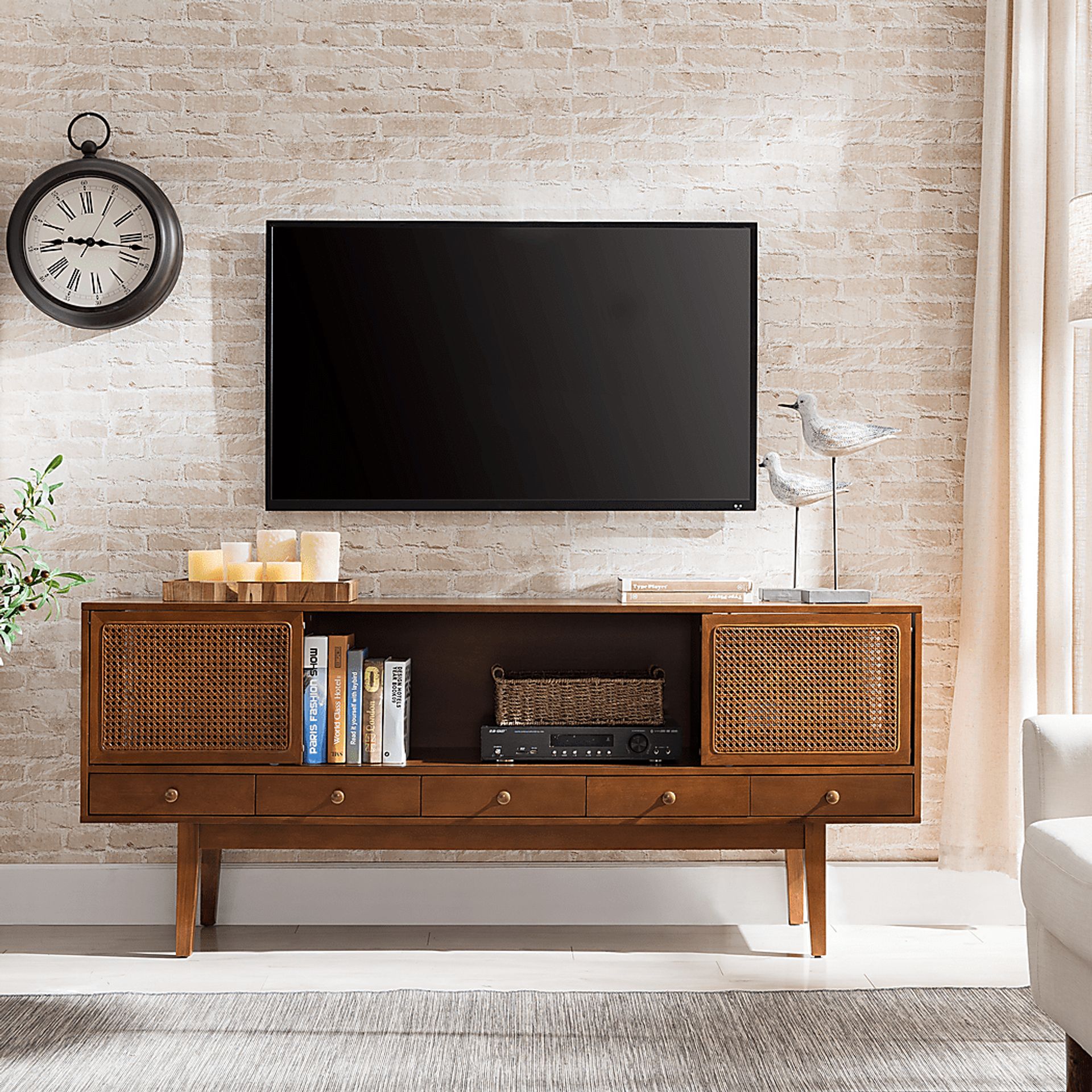 Simms Brown 70 in. Console - Image 2