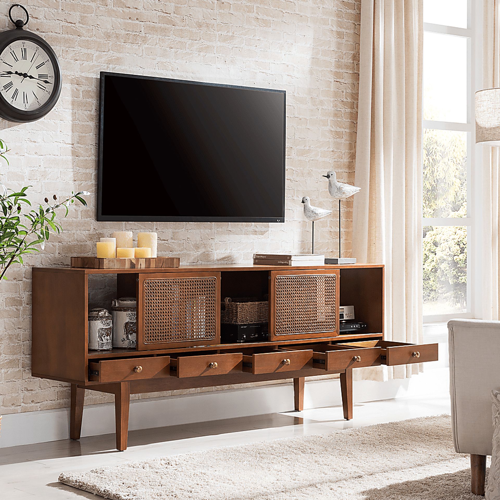 Simms Brown 70 in. Console - Image 3