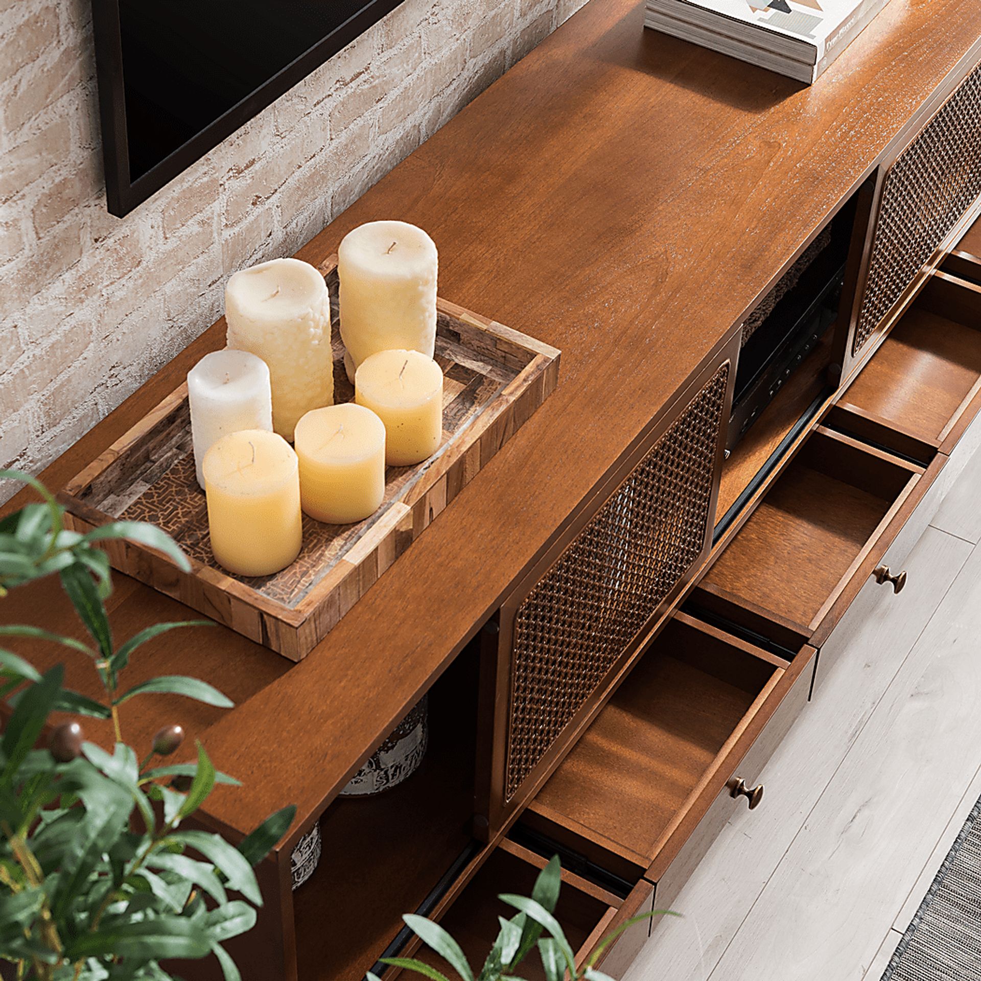 Simms Brown 70 in. Console - Image 4