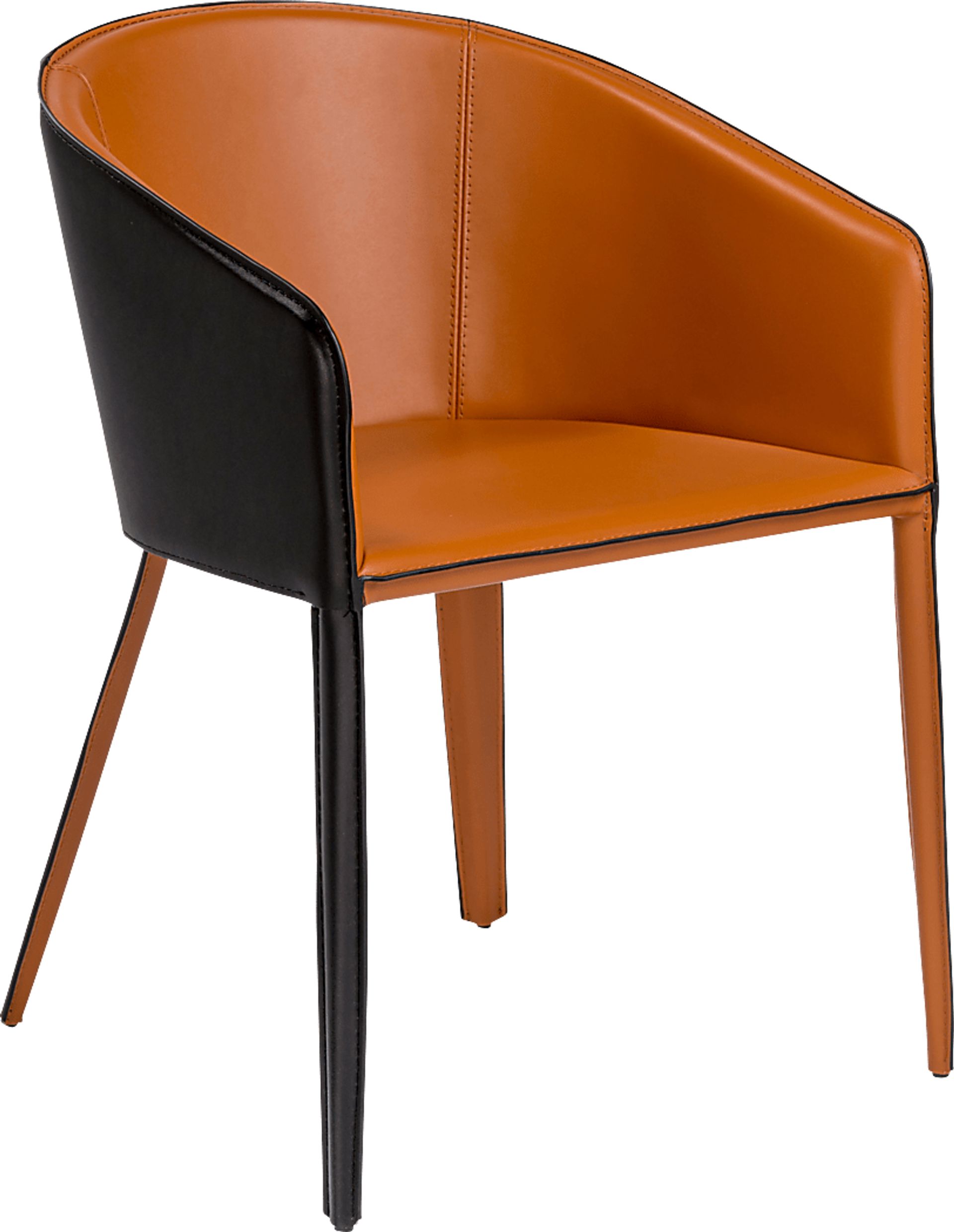 Simonview Cognac Arm Chair - Image 3
