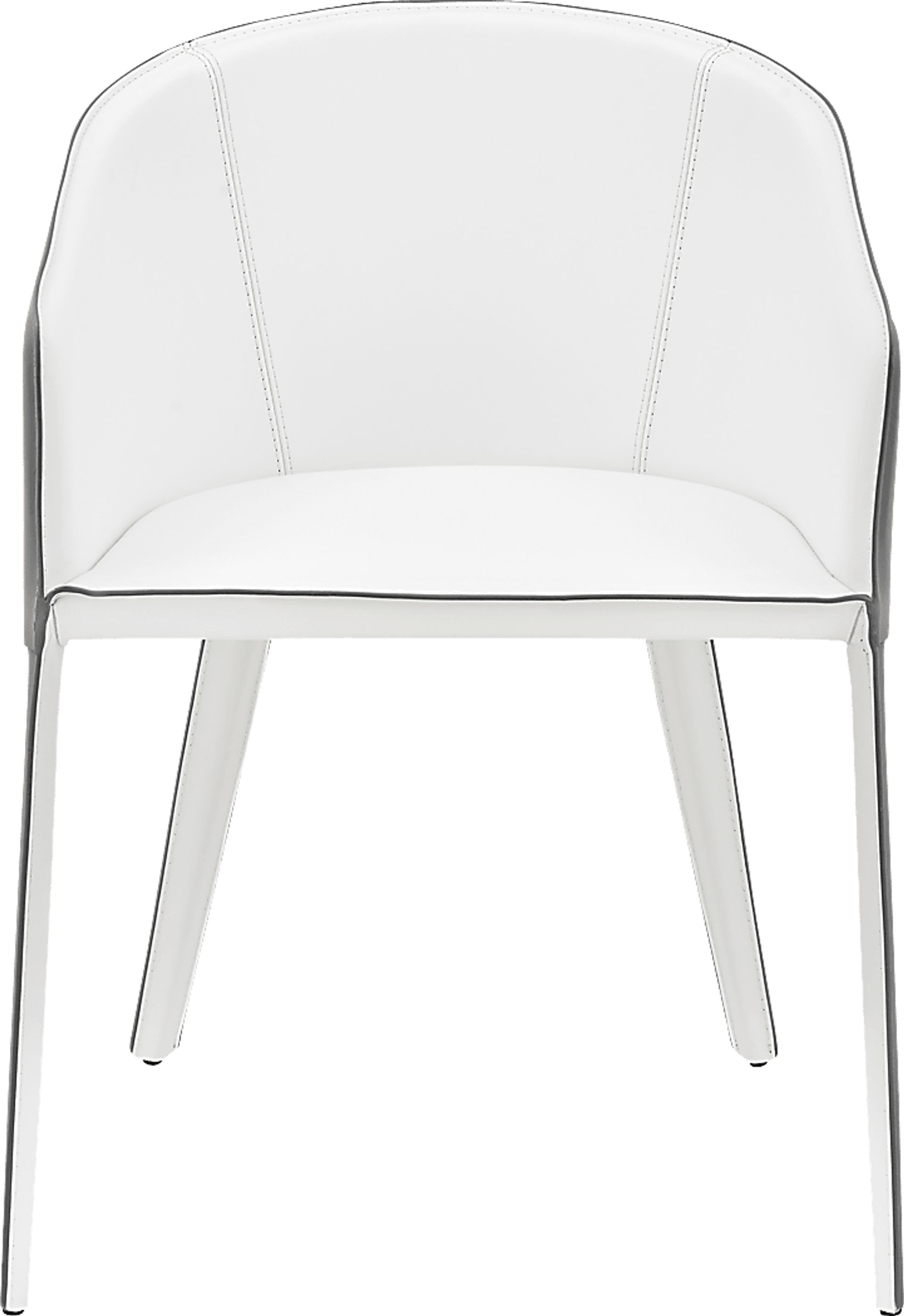 Simonview White Arm Chair - Image 1