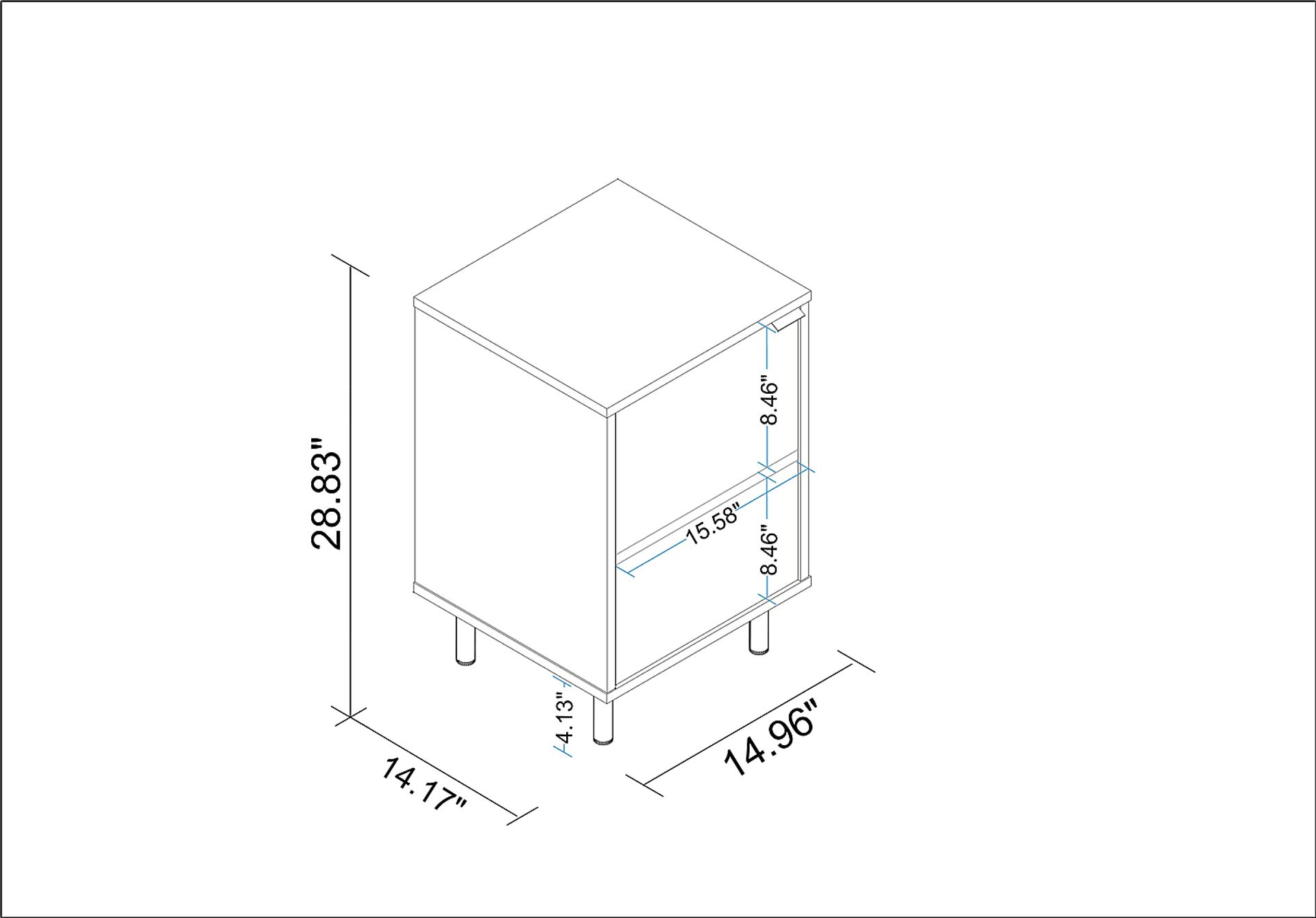 Simpao Black End Table - Image 8