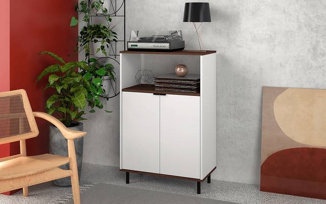Simpao White Accent Cabinet - Thumbnail - Image 7