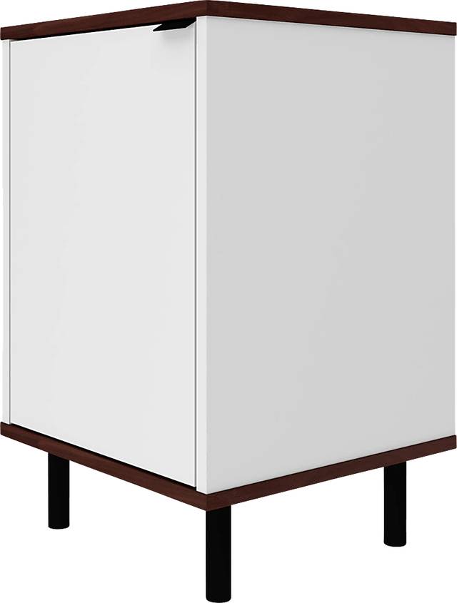 Simpao White End Table - Thumbnail - Image 3