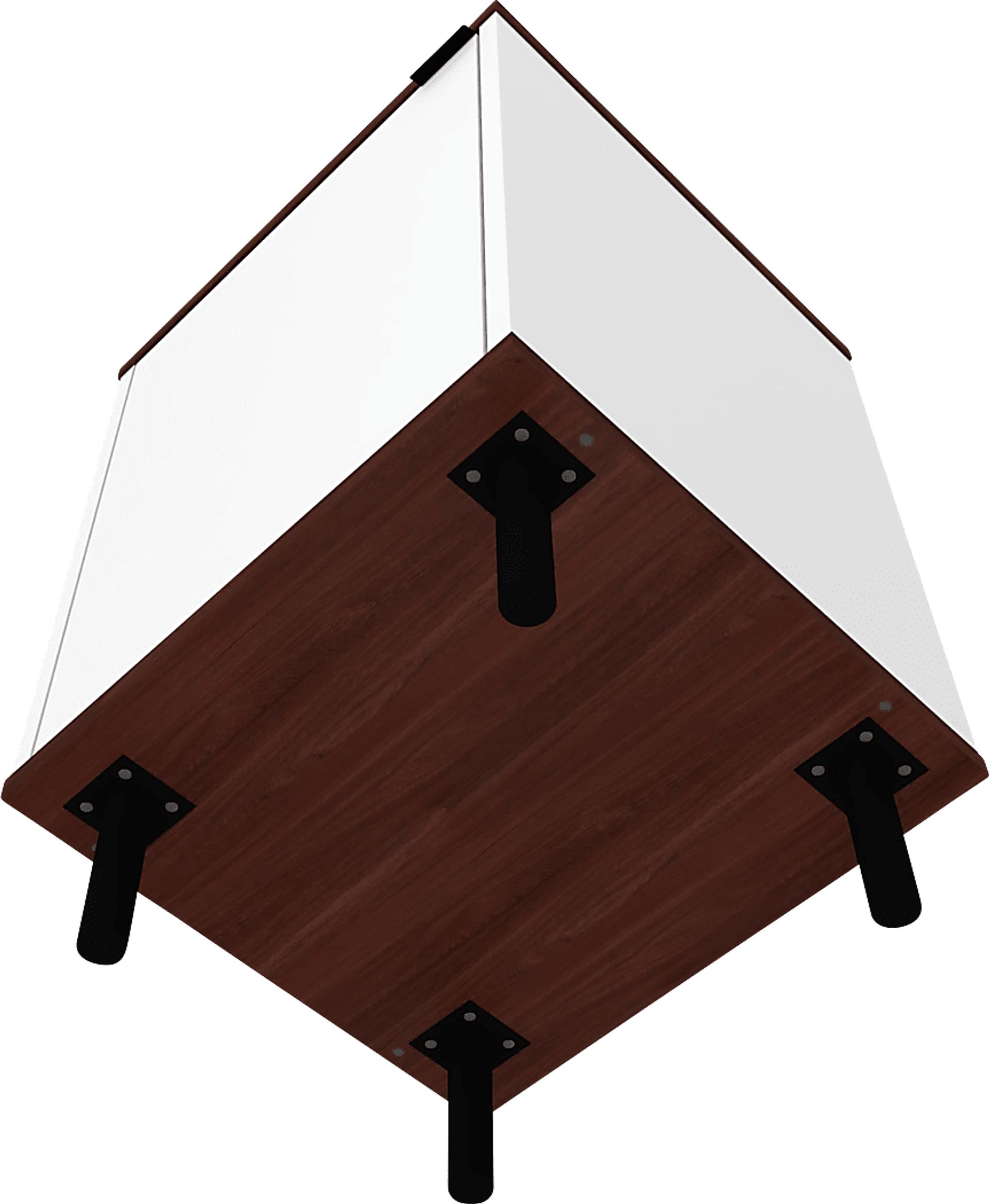 Simpao White End Table - Image 4