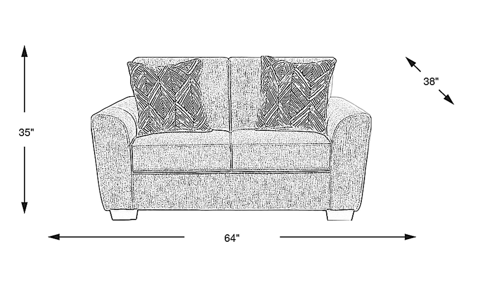 Dimension Image. Please refer to the Dimension Tab on this page for dimension details.