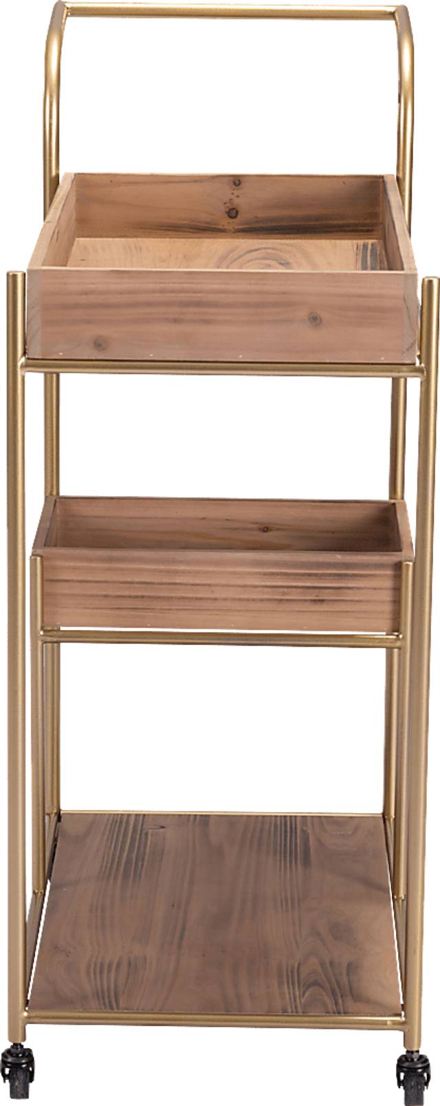 Sinead Brown Bar Cart - Thumbnail - Image 3