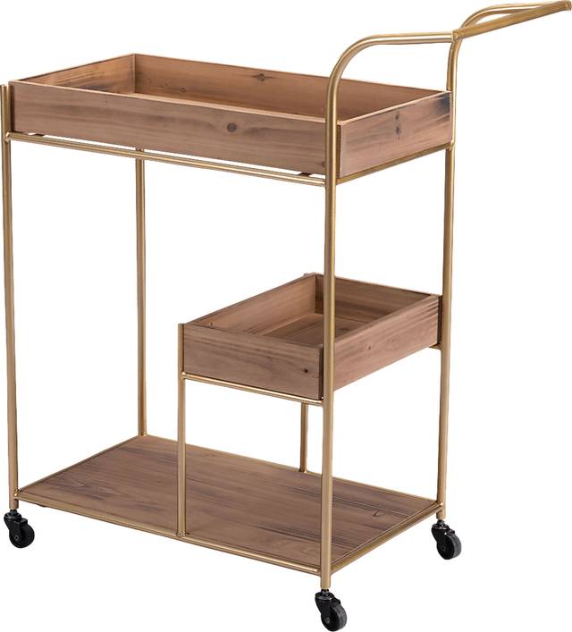 Sinead Brown Bar Cart - Thumbnail - Image 5