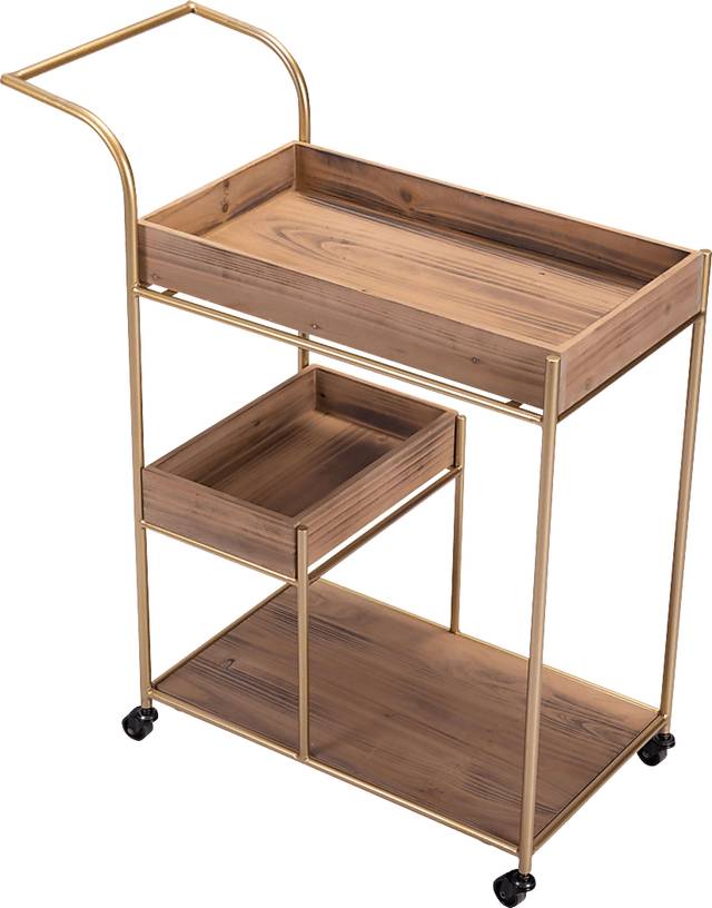Sinead Brown Bar Cart - Thumbnail - Image 6