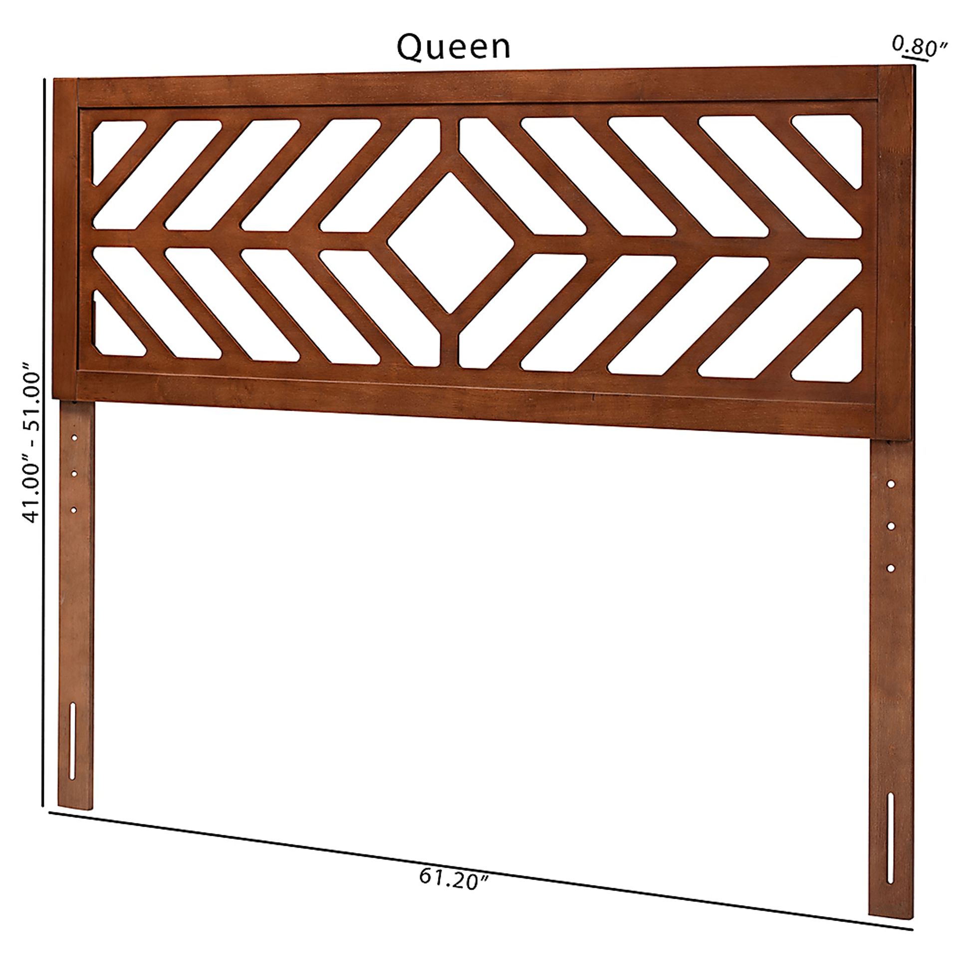 Sinense Brown Queen Headboard - Image 5