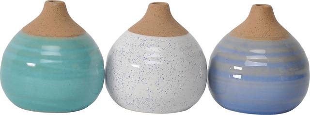 Singletarry Blue Vase, Set of 3 - Thumbnail - Image 1