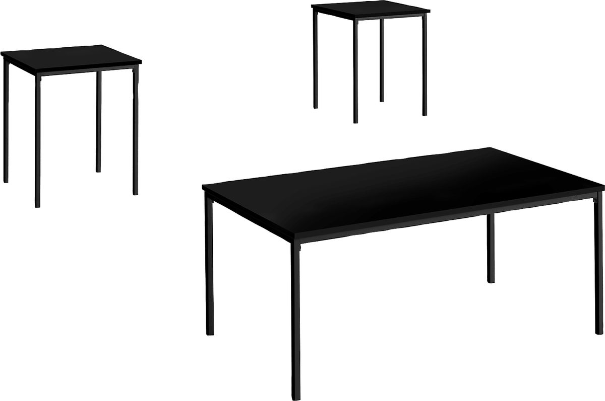 Singletary Black Black,Colors Occasional Table Set | Rooms to Go