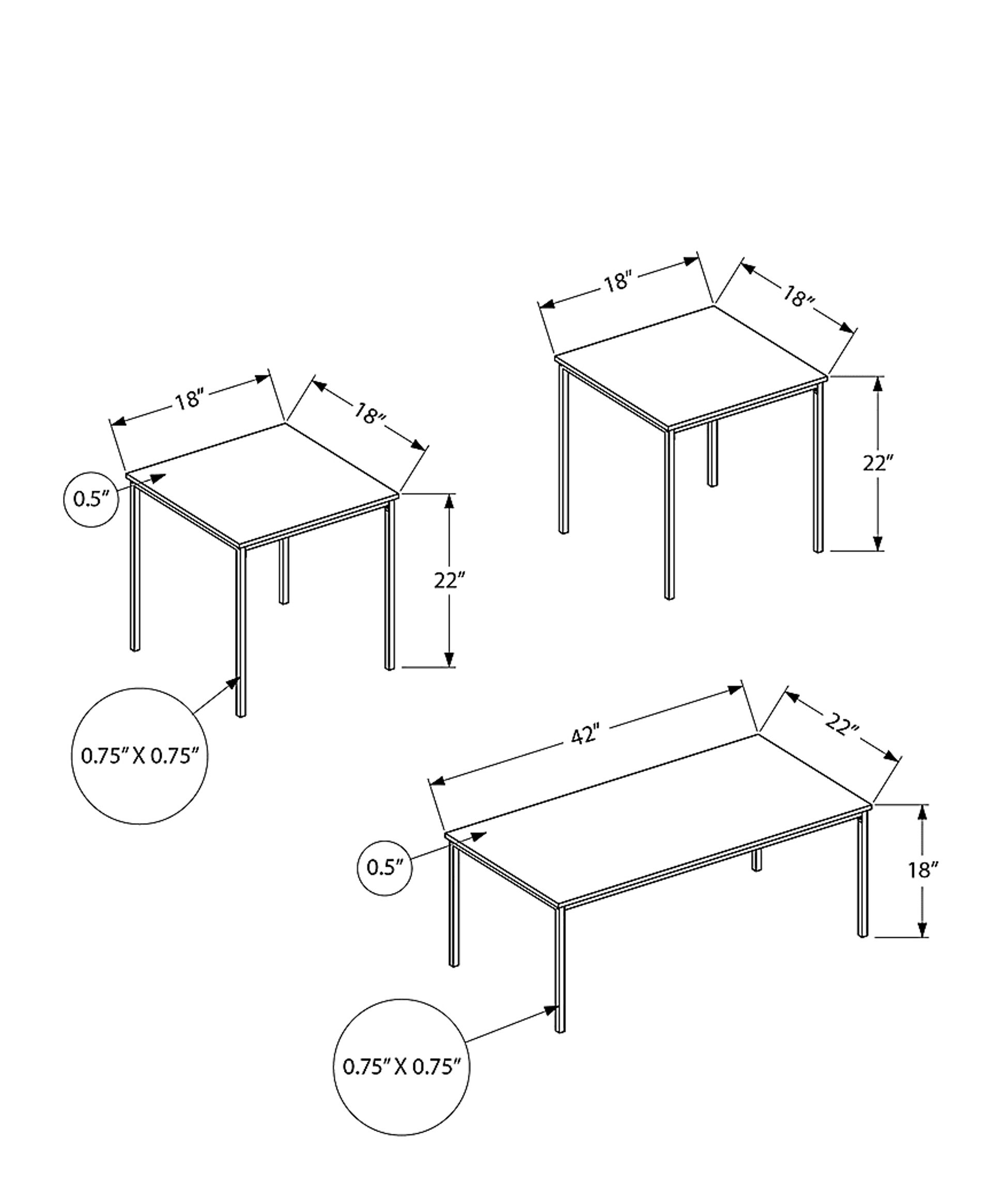 Singletary Gray Occasional Table Set - Image 4