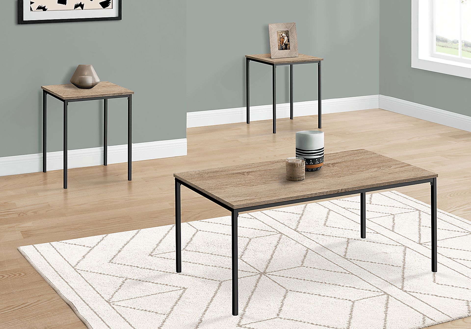 Singletary Taupe Occasional Table Set - Image 2