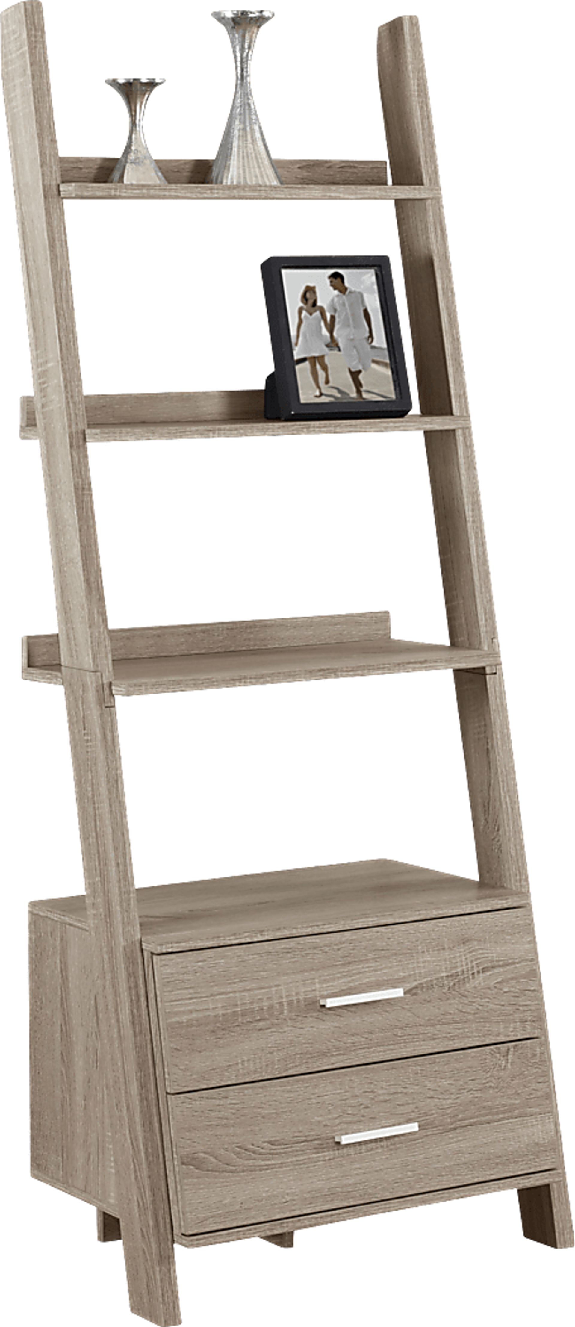 Singleton Taupe Bookcase - Image 1