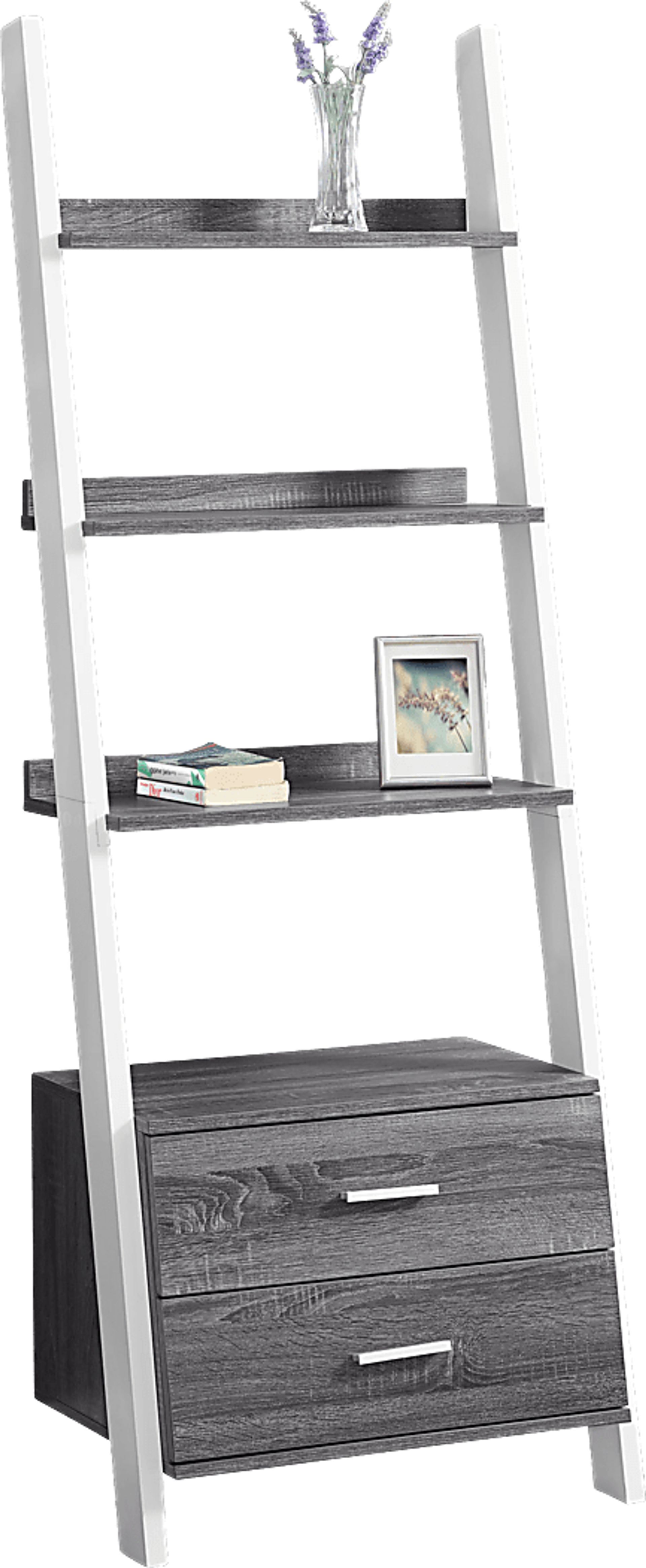 Singleton White Bookcase - Image 1