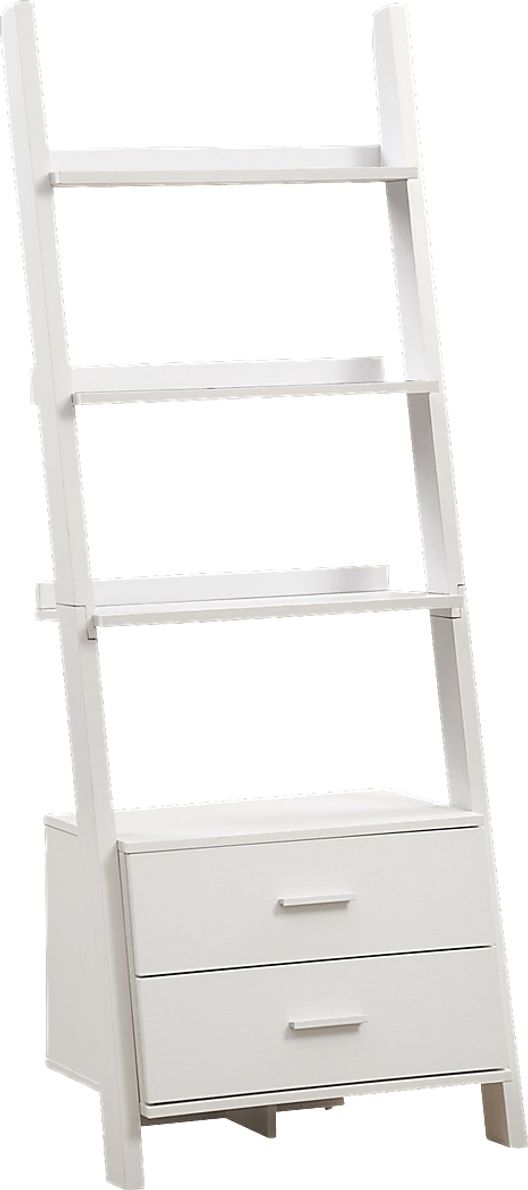 Singleton White Bookcase