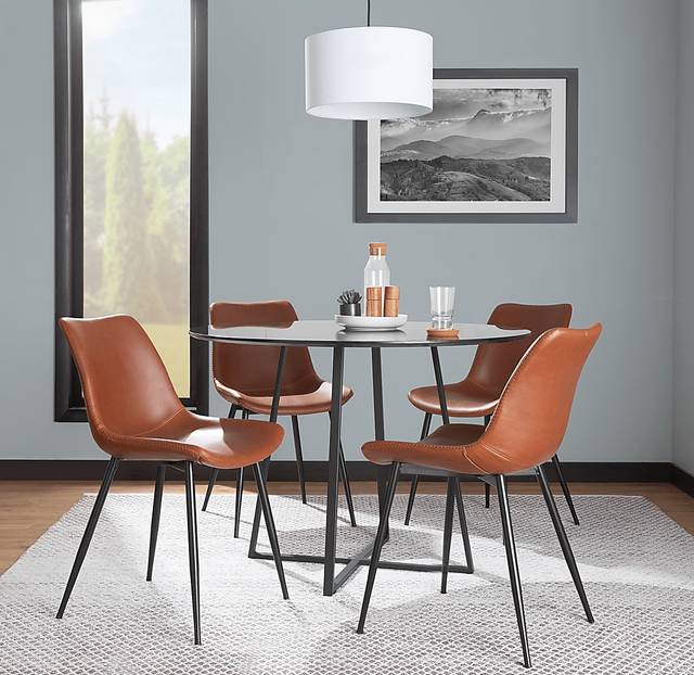 Sinnwell Cognac Side Chair, Set of 2 - Thumbnail - Image 3