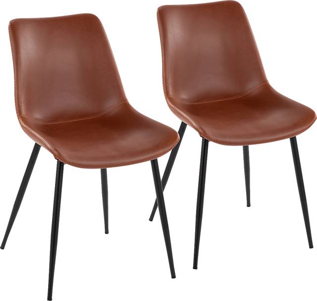 Sinnwell Cognac Side Chair, Set of 2 - Thumbnail - Image 1