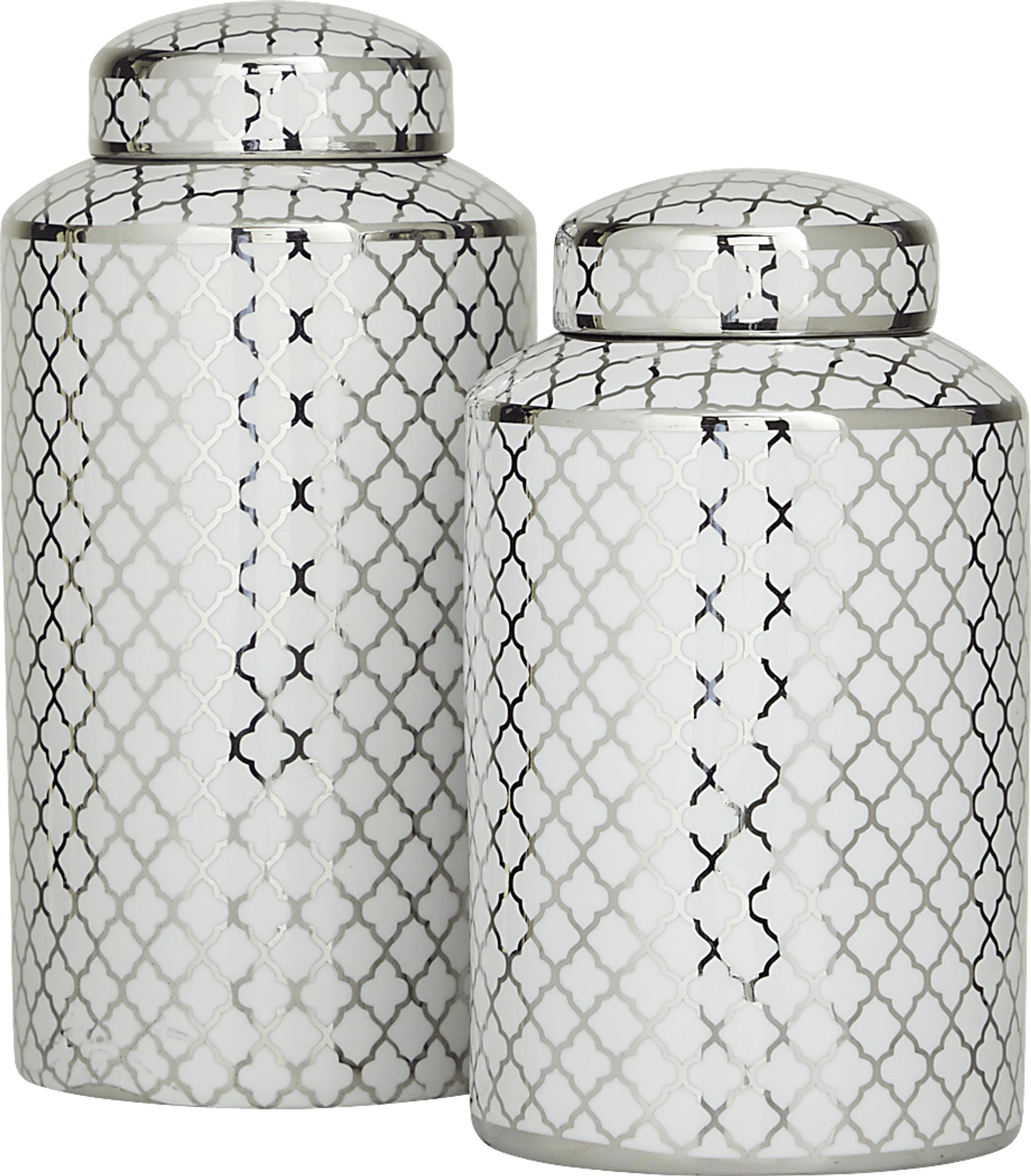 Sinodo Silver Jar, Set of 2 - Image 4