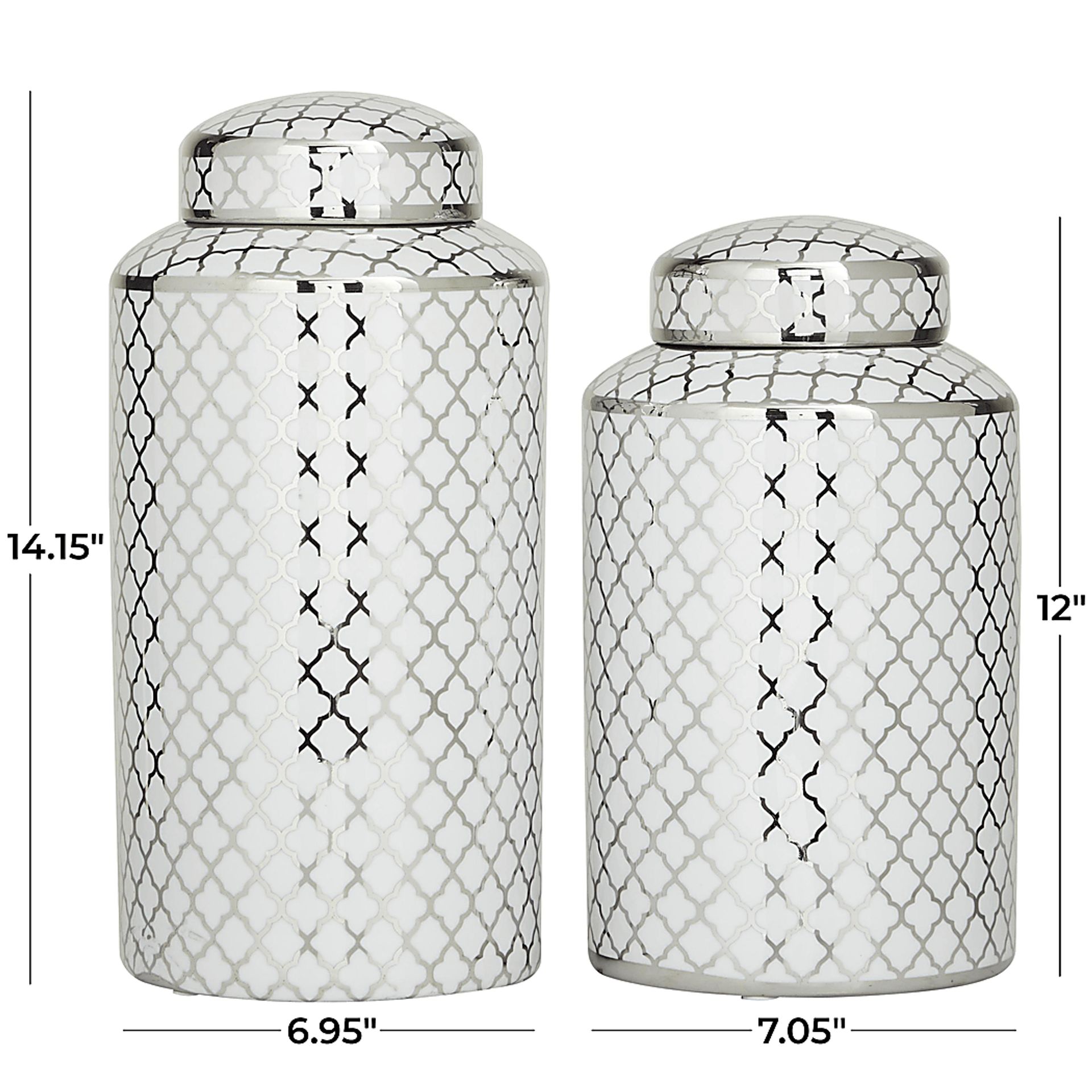 Sinodo Silver Jar, Set of 2 - Image 6
