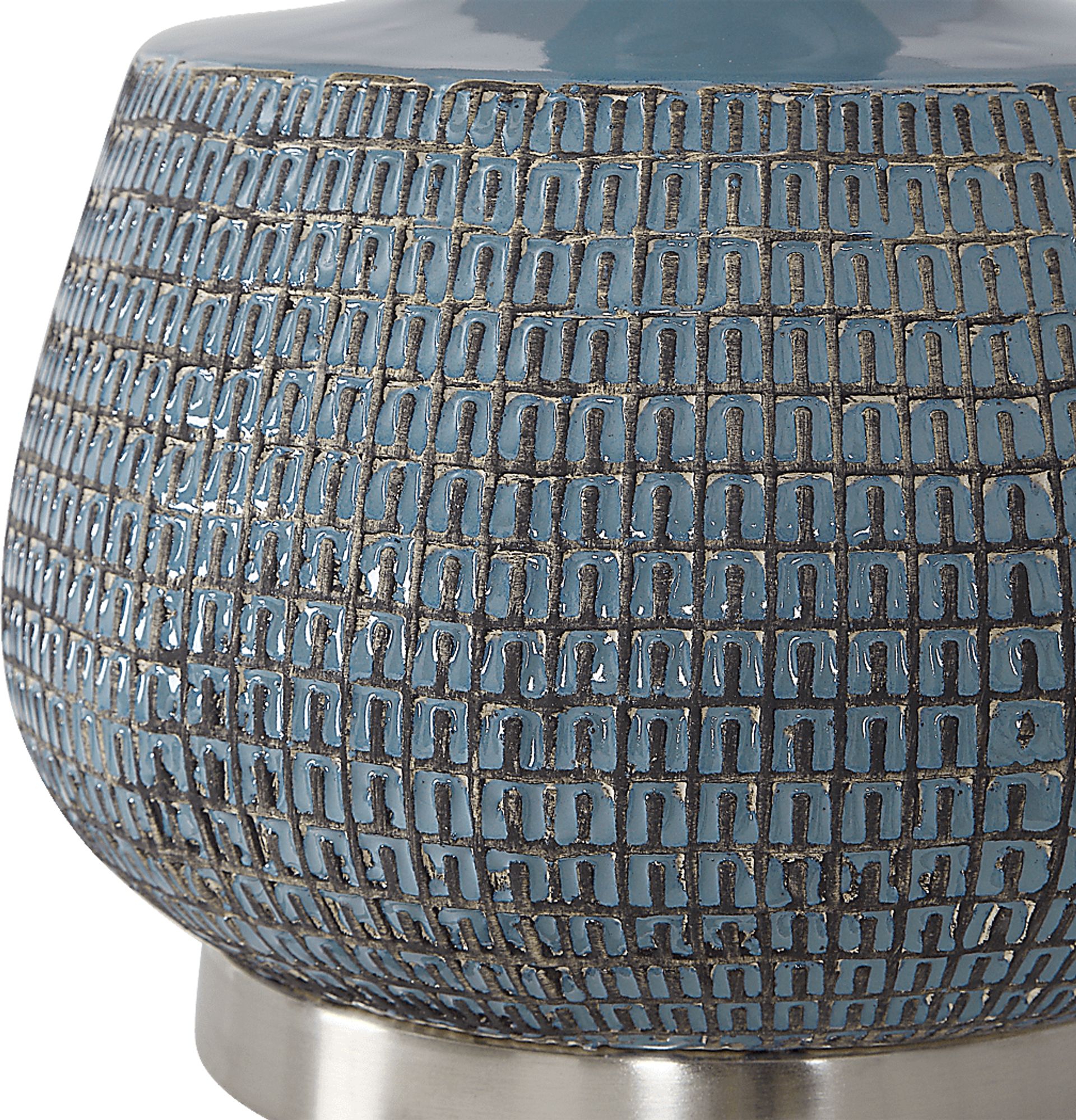Siobhan Oaks Blue Lamp - Image 6